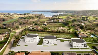 Istria, Liznjan, apartmán A2 na prízemí 400 m od mora - novostavba