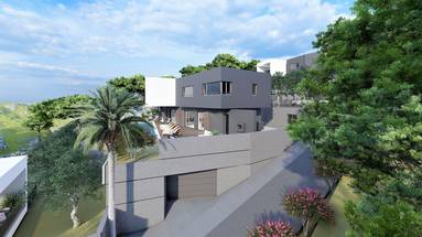 Trogir okolica - Moderna vila \'C\' s bazenom i panoramskim pogledom 