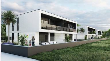 Istria, Liznjan, moderná novostavba - apartmán s výhľadom na more 65 m2 (C4)