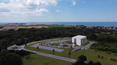 Istria, Porec - nowoczesny projekt mieszkaniowy, 800 m od morza, widok na morze, A 006, parter N...